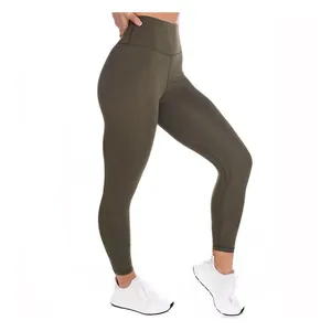 La migliore vendita di alta qualità per il Fitness Yoga collant nuovo di zecca su misura 2024 senza cuciture a vita alta pantaloni da Yoga Leggings donna