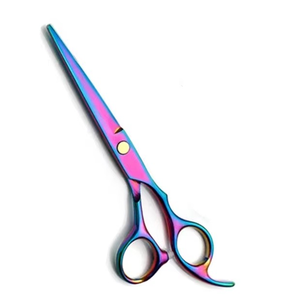 Juego de tijeras de maquillaje de acero inoxidable pulido profesional embalaje personalizado con cuchillas finas rectas al por mayor - Product Image 2