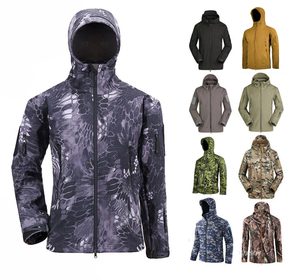 Chaqueta de Forro Polar Sherpa Personalizada para Hombre, Cortavientos, Transpirable, Cálida, con Capucha Holgada, Bolsillos con Cremallera, Diseño Sólido, para Caza, 100% Forro Polar Sherpa - Product Image 1