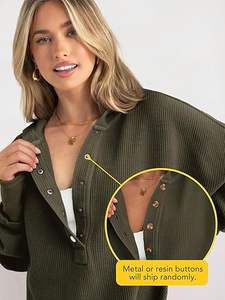 Sudadera holgada de gran tamaño para mujer, manga larga, ajuste relajado, tela suave y cálida para mayor comodidad y estilo - Product Image 4