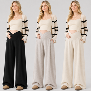 Pantalons à jambes larges <span class=keywords><strong>pour</strong></span> femmes enceintes, automne et <span class=keywords><strong>hiver</strong></span> - Product Image 5