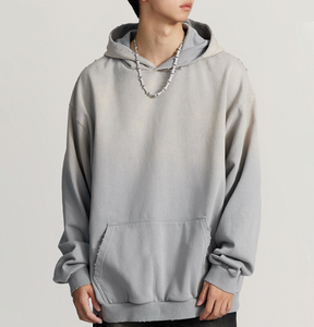 Sudaderas con Capucha Bordadas Unisex 2025, Venta Caliente, Logotipo Personalizado, Talla Grande, Forro 100% Algodón, Diseño Sólido Teñido para Invierno - Product Image 1