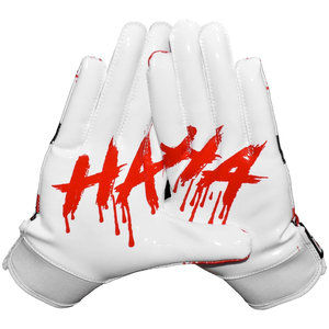 Gants de receveur de football américain antidérapants de haute qualité, tendance, en cuir synthétique respirant, avec poignées rapides – Vente en gros - Product Image 2