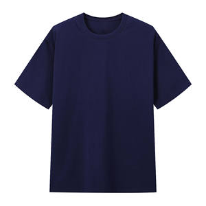 เสื้อยืดคอกลมแขนสั้นผ้าแคนวาสโพลีเอสเตอร์/คอตตอน 380 กรัม 20s ระบายอากาศได้ดี พิมพ์ลายปักโลโก้ OEM ตามสั่ง ทรงหลวมเล็กน้อย - Product Image 4