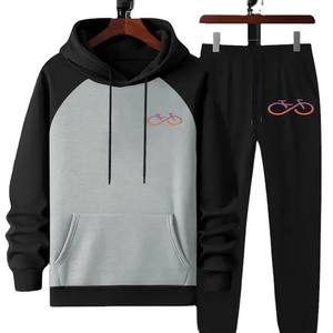 Ensembles de pantalons de survêtement à capuche en coton 100% deux pièces et ensembles de survêtements à capuche de qualité supérieure. - Product Image 3