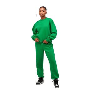 ชุดวอร์มผ้าฝ้ายสำหรับ100% ชุดวอร์ม2ชิ้นชุดวอร์มสำหรับวิ่งชุดวอร์มผ้าฝ้ายคอตตอนสำหรับผู้หญิง - Product Image 2