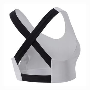 สปอร์ตบราขนาดใหญ่พิเศษสำหรับสตรีชุดออกกำลังกายเล่นฟิตเนสโยคะสปอร์ตบราขนาดใหญ่พิเศษพิมพ์ลายโลโก้ได้ตามต้องการ - Product Image 4