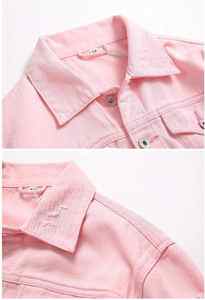 Dernières vestes en jean unisexes au design unique, sur mesure, OEM, grande taille, surdimensionnées, manches longues, basiques, boutonnées, avec poches - Product Image 3