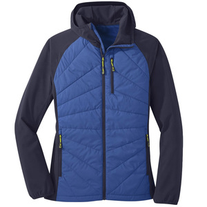 Veste matelassée de haute qualité 2025, vêtements d'extérieur décontractés personnalisés, veste matelassée hybride pour hommes, manteaux d'hiver, veste matelassée imperméable - Product Image 1