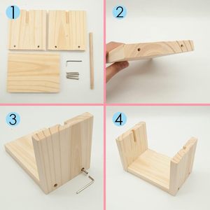 Yarn Holder <b>Knitting</b> Yarn Holder Wooden Crochet & Thread Stand <b>Storage</b> Rack <b>Knitting</b> Accessories - Product Image 4