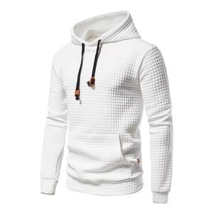 Sweat-shirt à capuche élégant pour homme, coupe athlétique, avec cordon de serrage, séchage rapide, coupe-vent, décontracté, en polaire - Product Image 5