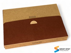 กระดาษแฟนซีโบรชัวร์โฟลเดอร์แฟนซีสั่งทำขนาดและสีชดเชยพิมพ์บนกระดาษคราฟท์และกระดาษเคลือบ - Product Image 5