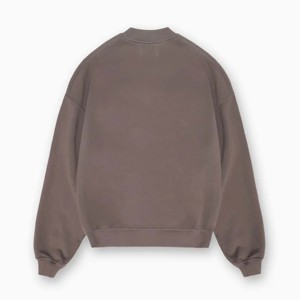 New Arrival Men's Cotton Fleece Crew Neck Hoodie Custom Logo Sweatshirt Solid Pattern Streetwear Breathable Quick Dry Pocket - Product Image 4
