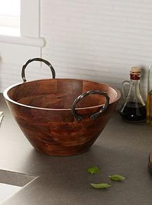 Cuenco de madera hecho a mano ecológico de estilo americano con revestimiento y peso personalizables-Regalo de regreso a la escuela - Product Image 3