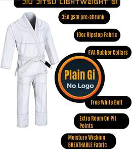 Kimono léger Jiu Jitsu Gi brésilien de qualité supérieure uniforme d'arts martiaux personnalisé compétition d'entraînement de grappling durable en gros - Product Image 2