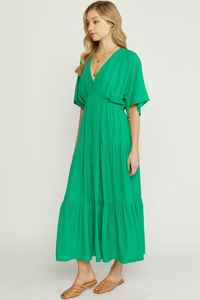 2023 Newest Summer Half Sleeve <b>Bohemian</b> Maxi <b>Dress</b> Casual 100% Rayon Women Loose Long Maxi <b>Dress</b> for Women - Product Image 5