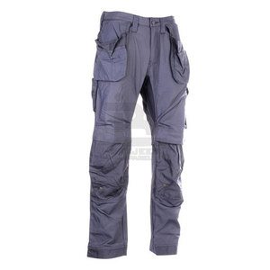 Pantalon Cargo en Toile Léger pour Homme Taille Moyenne Multi-Poches Couleur Unie Marque Privée en Vente - Product Image 3