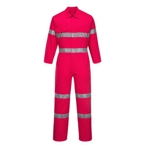 Alta calidad 100% poliéster Hi Vis seguridad overol transpirable impermeable nuevo diseño uniforme - Product Image 5