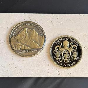 Tùy Chỉnh Tiền Xu Vuông Nhà Sản Xuất Mềm Men UV In Ấn 3D Hộp Quà Tặng Chủ Brass Tùy Chỉnh Thách Thức Đồng Xu Cho Bộ Sưu Tập - Product Image 3