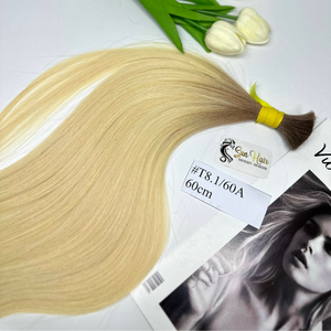 Sun Hair Company Vente en gros Soyeux Droit Ombre Couleur Blonde Cheveux Remy en vrac Extensions de cheveux humains vietnamiens Cabello Humano - Product Image 5