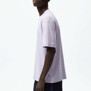 เสื้อยืดคอกลมแขนสั้นทรงหลวมผ้าฝ้าย 100% สำหรับผู้ชาย สกรีนลายแบบซิลค์สกรีน ผลิตตามสั่ง ผ้าระบายอากาศเป็นมิตรกับสิ่งแวดล้อม ด้านหน้า - Product Image 3