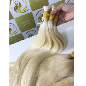 Grand inventaire de cheveux en vrac vierges naturels purs pour la fabrication de perruques pour femmes au Vietnam - Product Image 2