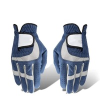 Gants de golf en cuir véritable avec protection UV, design respirant - durables et confortables pour les sports masculins et l'usage quotidien
