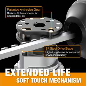Kit Agrafeuse de Clôture Sans Fil 20V Calibre 9 avec Chargeur de Batterie, Poignée en T, Mallette, Réglage de Profondeur Libre et Indicateur de Recharge - pour Agrafes de Clôture - Product Image 6