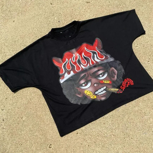 Tùy Chỉnh Boxy <span class=keywords><strong>Tee</strong></span> Chất Lượng Cao Cắt Boxy Phù Hợp Với Áo Phông Sản Xuất Dtg Logo 100% Cotton Heavyweight Người Đàn Ông T-Shirt - Product Image 1