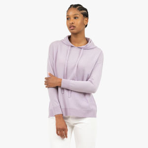 2025 nouveau Design personnalisé femmes à capuche avant plaine hiver Boxy pull lourd 100% coton à capuche pour l'impression - Product Image 1