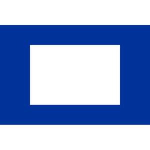 Drapeau de signalisation nautique P Pope 150x180cm - Product Image 1