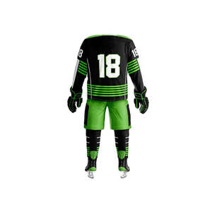 Maillot de hockey sur glace personnalisé de haute qualité, tailles pour jeunes et adultes, vente en gros, ensemble uniforme d'équipe par sublimation, fourniture d'usine OEM - Product Image 6