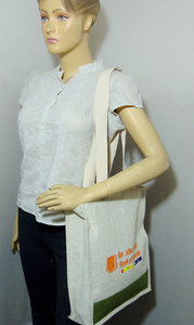 Sac à provisions écologique en jute conçu sur mesure, style manipulé, bon prix du fournisseur indien - Product Image 2