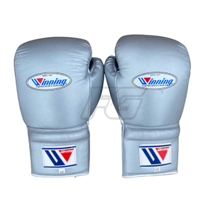 Gants de boxe en cuir de qualité supérieure Lace Up Winning, fabrication OEM - Product Image 5