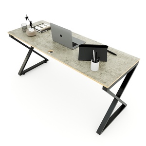 Minimalist & Durable 160x60cm L-Shaped Plywood <b>Desk</b> with Melamine Coating & Steel Legs (Xconcept HBXC048) - Product Image 1