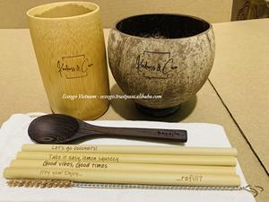 Tasses en bambou écologique/Tasses en bambou avec paille peut emballage et taille personnalisés de haute qualité de Eco2go Vietnam - Product Image 4