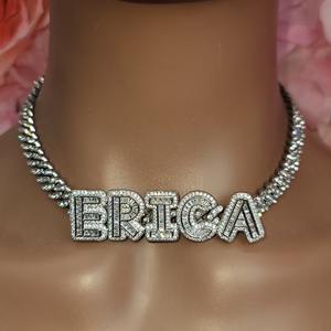 Elegante Collar con Colgante de Plata 925 Chapado en Oro con Diamantes Moissanite VVS, Estilo Hip Hop, para Hombre y Mujer, a Bajo Precio - Product Image 3