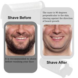 Paquete compatible de 2 cabezales de repuesto con soporte para cuchillas para afeitadoras eléctricas para hombre, para uso facial - 2 unidades - Product Image 6