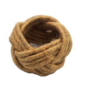 Design élégant, vente en gros, aspect jacinthe d'eau, fil de coton, matériau naturel, porte-rond de serviette à un bon prix du fabricant - Product Image 1