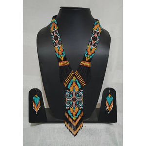 Collar con patrón de paz para mujer de estilo bohemio, conjunto de joyería de boda para fiestas de compromiso, regalos de aniversarios - Product Image 5