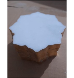 Posavasos de mármol natural hechos a mano, artículos de mesa decorativos para oficina de hotel o uso doméstico, alfombrillas y almohadillas - Product Image 2