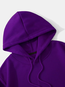Sweat-shirt à capuche en polaire à col montant et manches longues pour l'entraînement d'automne, coupe classique, prix abordable - Product Image 5