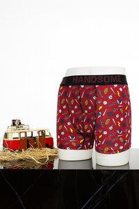 Calzoncillos bóxer de nailon y elastano de cintura media para hombre, de alta calidad, elásticos, con estampado a cuadros, transpirables, con opción de marca privada - Product Image 5
