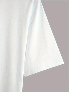 2024เสื้อยืดผ้าฝ้าย100% สำหรับผู้ชายทรงสลิมฟิตเสื้อผ้าจำนวนมากพิมพ์โลโก้ได้ตามต้องการ - Product Image 4