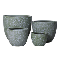VASE à fleurs en Fiber de ciment à bas prix, POTS de fleurs et jardinières de luxe pour décoration d'hôtel OEM/ODM, distributeur personnalisé du Vietnam