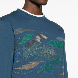 เสื้อสเวตเตอร์ปักเข้ารูปทรงหลวมสำหรับผู้ชายเสื้อมีฮู้ดลำลองสำหรับผู้ใหญ่ฤดูหนาว - Product Image 6