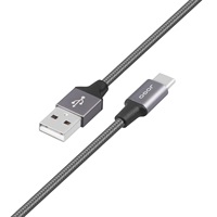Câble USB 3.1 Type-C 60W 5Gbps en cuivre pur tressé en nylon pour la charge rapide 3A des mobiles et des disques durs