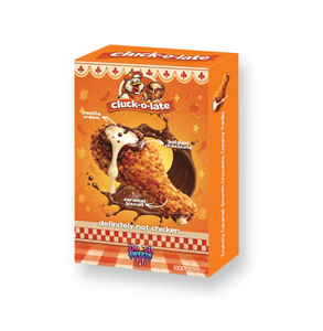 Crispy Cluck Milk Chocolate Chicken Leg 48g Per 100g Energy 2200 Kj 530 Kcal Fat 30g Carbohydrates 59g - Product Image 1
