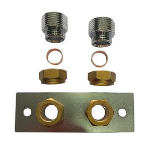 Marktgevraagde doucheplaat van koolstofstaal, rechts, badkamer, stalen kraanpaneel, vaste messing douchepaneel, eenvoudig te bevestigen plaat - Product Image 5