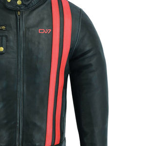 Chaqueta de moto para hombre, chaqueta de cuero para moto, motorista de carreras, aprobado, impermeable, para todo tipo de clima - Product Image 5
